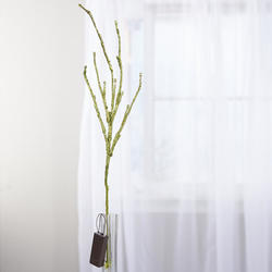 Light Green Glittered LED Lighted Twig Branch