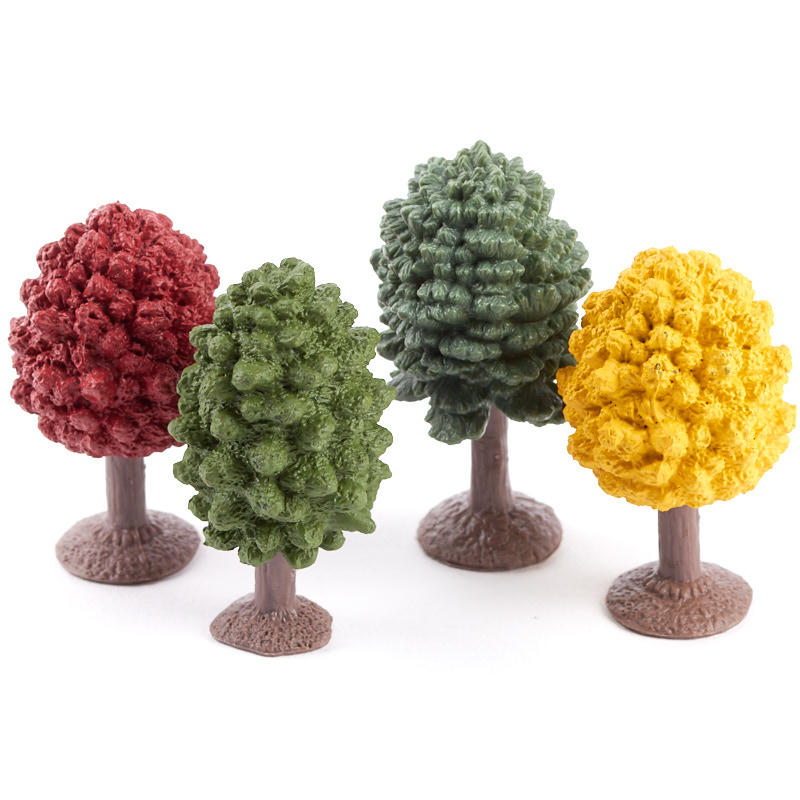 Miniature Artificial Fall Trees - Holiday Miniatures - Dollhouse ...