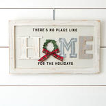 "Home for the Holidays" Wall Sign