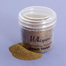 Whispers Gold Tinsel Embossing Powder