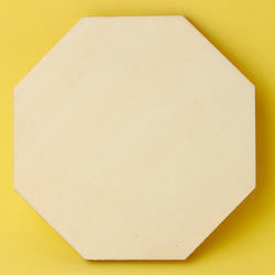 Unfinished Wood Octagon Cutout