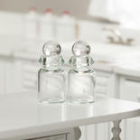 Dollhouse Miniature Glass Apothecary Jars
