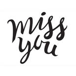 Darice "Miss You" Embossing Folder