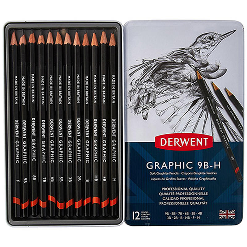 Derwent Graphite Pencils Set Drawing and Coloring Art Supplies