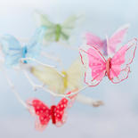 Assorted Polka Dot Nylon Butterflies