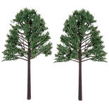 Miniature Diorama Trees with Powder Leaves