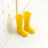 Dollhouse Miniature Yellow Rain Boots
