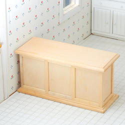 Dollhouse Miniature Unfinished Open Counter Long 