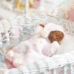 Miniature African American Baby Girl