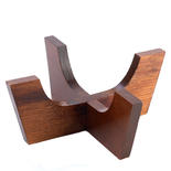 Stained Wood Bowl Display Stand