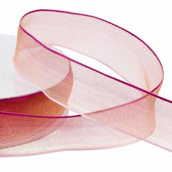 Purple and Pink Ombre Organza Ribbon