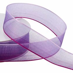 Purple and Blue Ombre Organza Ribbon