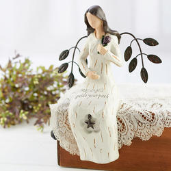 "May Angels Guide Your Path" Shelf Sitting Angel