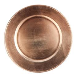 Rose Gold Round Charger Plate