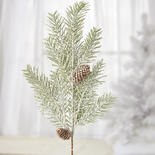 Frosted Artificial Pine Spray