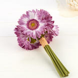 Lavender Artificial Gerbera Daisy Bouquet