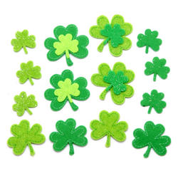 Assorted Felt Shamrock Stickers - St Patrick's Day - Holiday Crafts ...