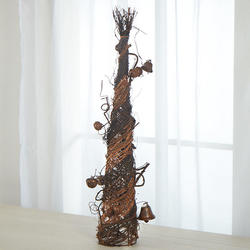 Grapevine Cone Tree with Rustic Bells