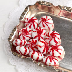 Christmas Peppermint Glass Beads - Beads - Jewelry Making - Craft ...