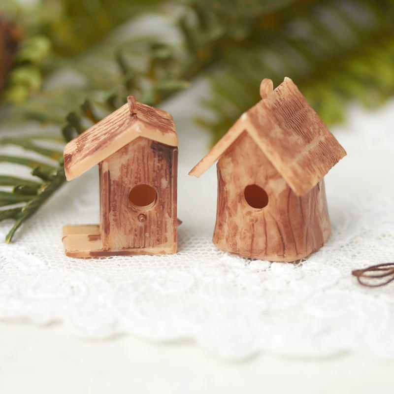 Miniature Birdhouse Ornament