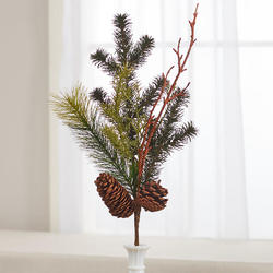 Artificial Pine and Twig Spray