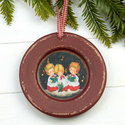 Caroling Children Decorative Plate