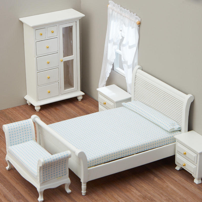 white dollhouse furniture