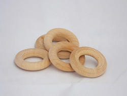 Unfinished Wood Toss Rings