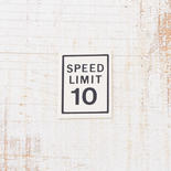 Miniature Speed Limit Sign
