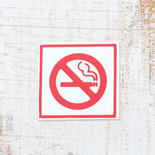 Miniature No Smoking Sign