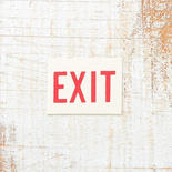 Miniature Exit Sign
