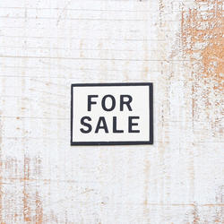 Miniature "For Sale" Sign