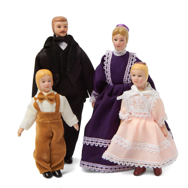 miniature doll family