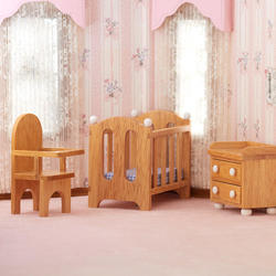 Dollhouse Miniature Baby Nursery Set