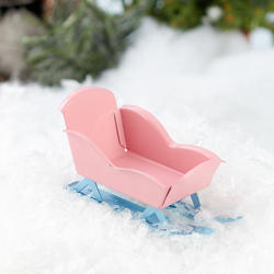 Miniature Infant Snow Sled - True Vintage