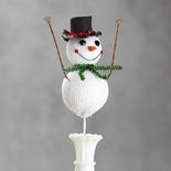 Snowman Holiday Floral Pick