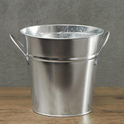 Galvanized Tin Bucket Planter