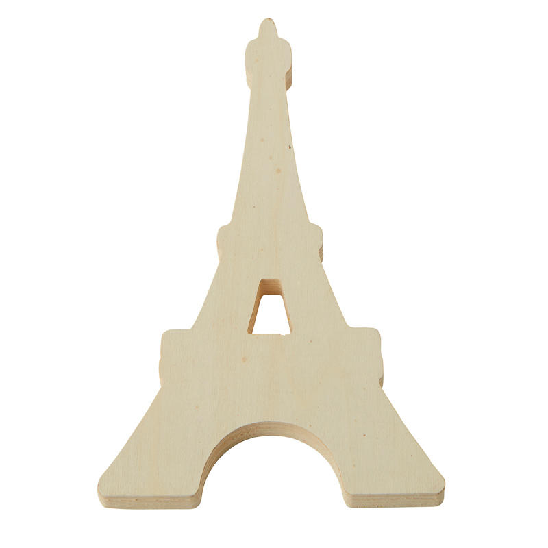 Unfinished Wood Eiffel Tower Cutout - All Wood Cutouts - Wood Crafts