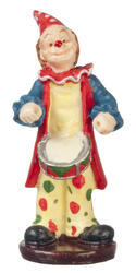 Dollhouse Miniature Clown Drummer Figurine