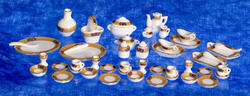 Dollhouse Miniature Gold Rim Tea Set