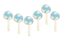 Dollhouse Miniature Blue Lollipops