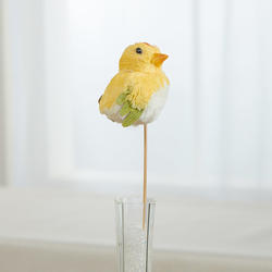 Yellow Sisal Chick Floral Pick