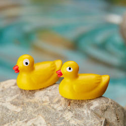 Dollhouse Miniature Bathtime Duckies
