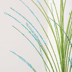 Blue Artificial Ornamental Grass Spray