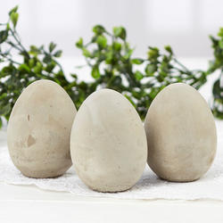 Cement Eggs for Spring and Easter