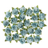 Blue Mini Rose Embellishments