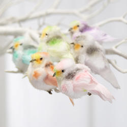 Fuzzy Pastel Artificial Birds