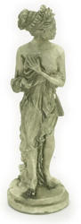 Dollhouse Miniature Green Woman Statues