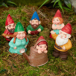 Miniature Garden Gnome Family