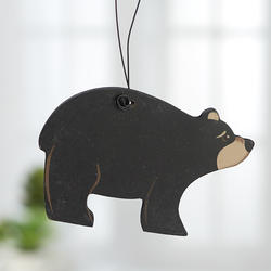 Black Bear Wood Ornament